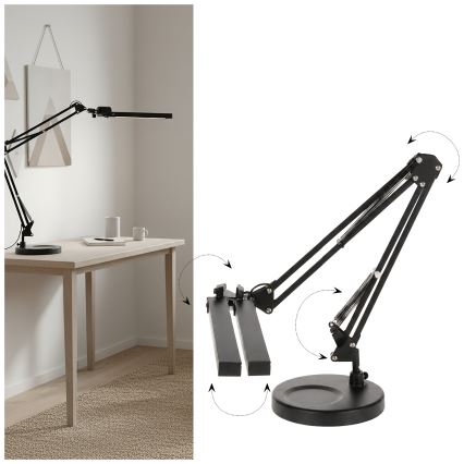 Brilagi - Ρυθμιζόμενη επιτραπέζια λάμπα LED VARIO LED/15W/230V 3000-6000K μαύρη