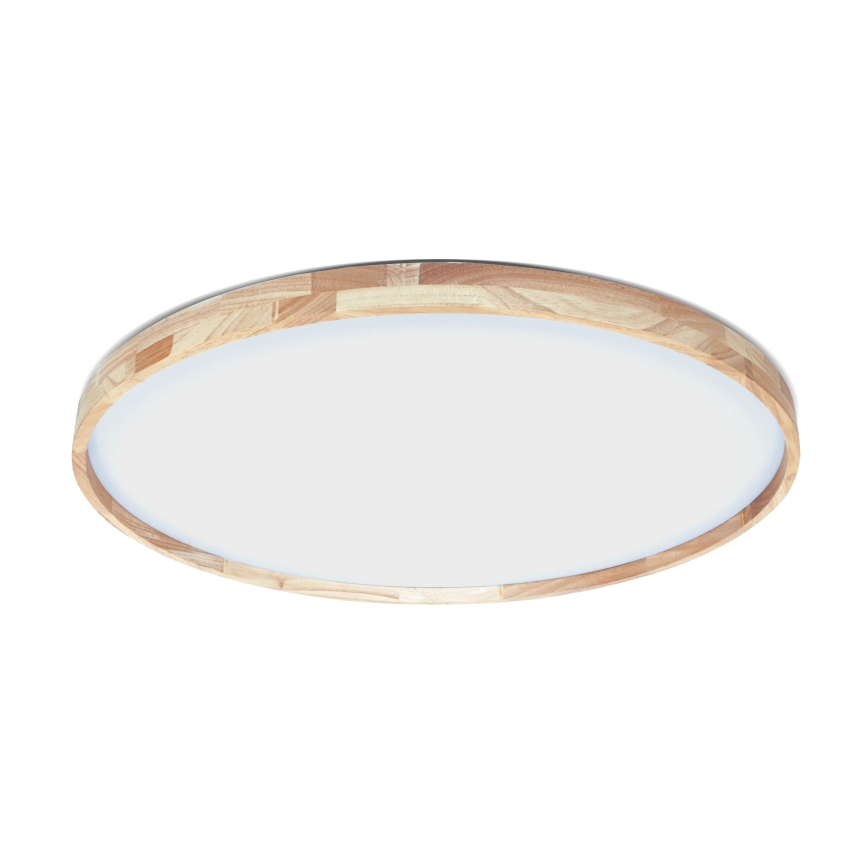 Brilagi - Ρυθμιζόμενο LED φωτιστικό οροφής ALSON LED/72W/230V 3000-6500K, απόχρωση δρυός, διάμ. 78 cm + τηλεχειριστήριο