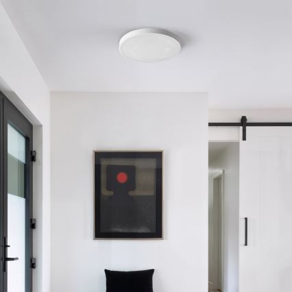 Brilagi - Ρυθμιζόμενο LED φωτιστικό οροφής GLASS POOL DOUBLE LED/48W/230V 3000-6000K 40 cm λευκό + τηλεχειριστήριο