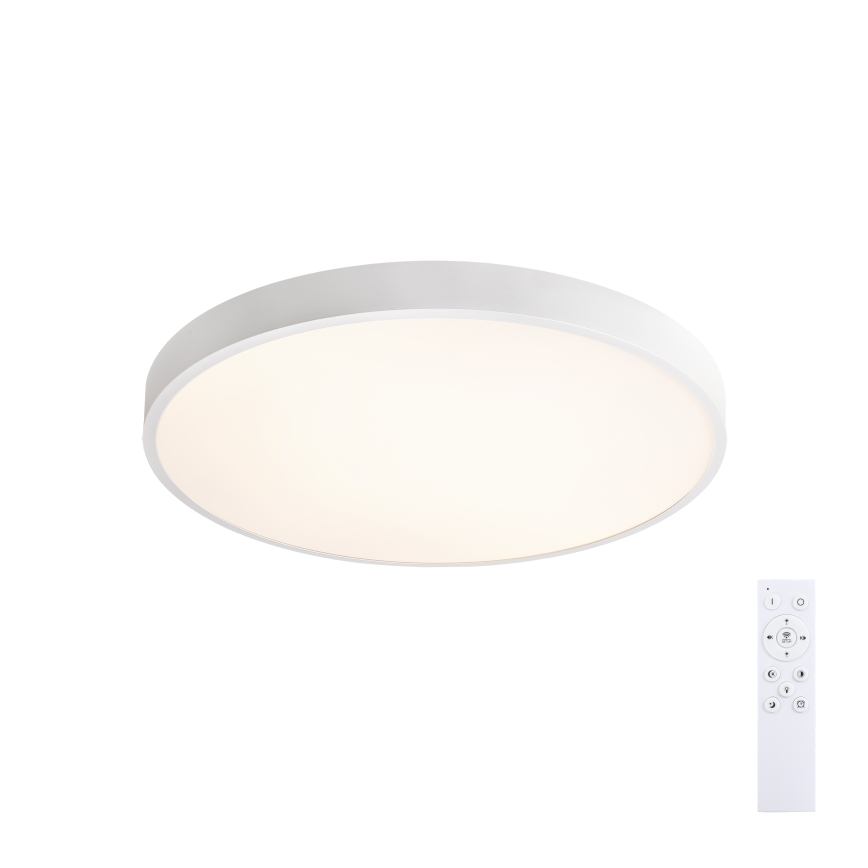 Brilagi - Ρυθμιζόμενο LED φωτιστικό οροφής GLASS POOL DOUBLE LED/48W/230V 3000-6000K 40 cm λευκό + τηλεχειριστήριο