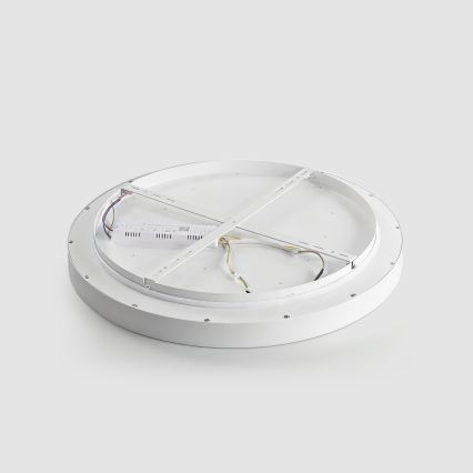 Brilagi - Ρυθμιζόμενο LED φωτιστικό οροφής GLASS POOL DOUBLE LED/48W/230V 3000-6000K 40 cm λευκό + τηλεχειριστήριο