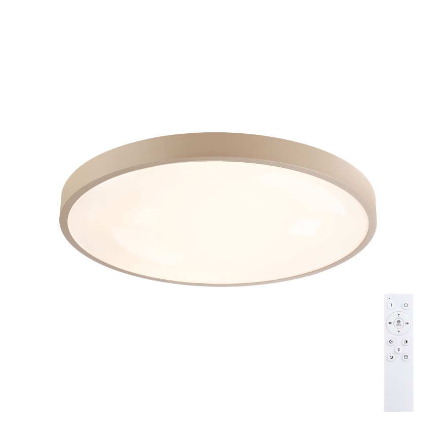 Brilagi - Ρυθμιζόμενο LED φωτιστικό οροφής GLASS POOL DOUBLE LED/60W/230V 3000-6000K 50 cm μπεζ + τηλεχειριστήριο