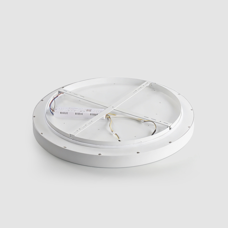 Brilagi - Φωτιστικό οροφής LED ρυθμιζόμενης έντασης GLASS POOL DOUBLE LED/80W/230V 3000-6000K 60 cm λευκό + τηλεχειριστήριο