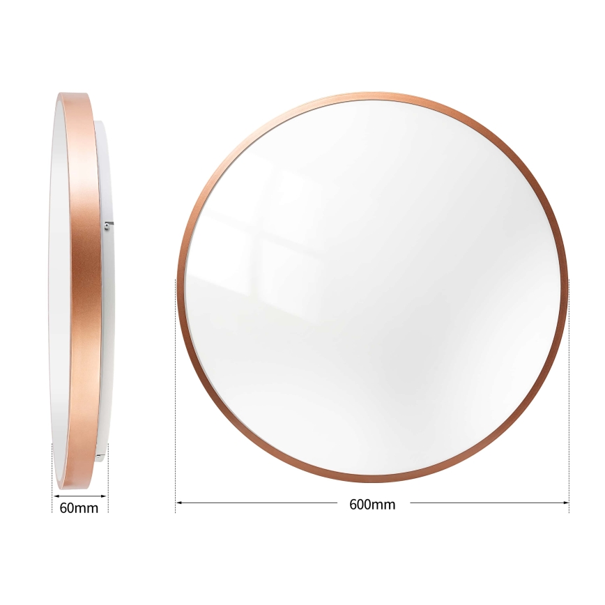 BRILAGI - Ρυθμιζόμενο φωτιστικό οροφής GLASS POOL DOUBLE LED/80W/230V Ø 60 cm χάλκινο + τηλεχειριστήριο