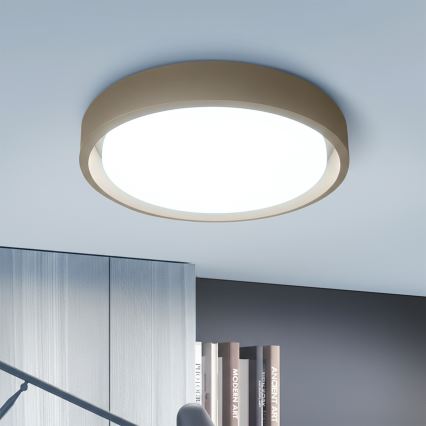 Brilagi - Ρυθμιζόμενο φωτιστικό οροφής LED MATTEO LED/48W/230V 3000-6500K διάμ. 41 cm ταουπ + τηλεχειριστήριο