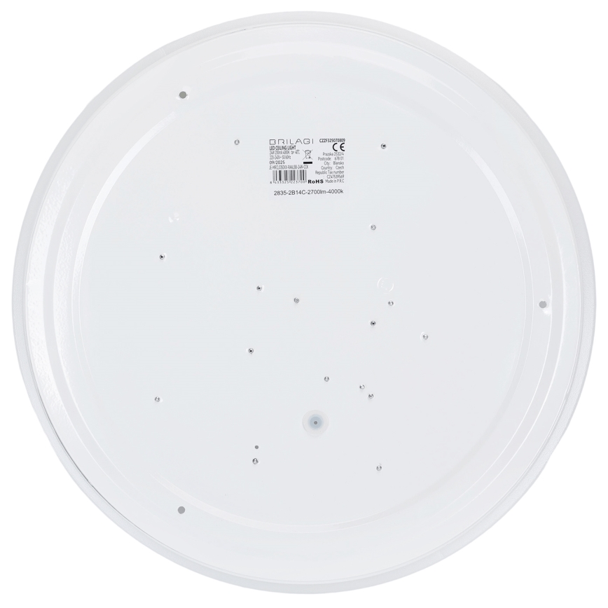 Brilagi - LED Ρυθμιζόμενο φωτιστικό οροφής MILKY WAY LED/24W/230V 3000-6500K Ø 38 cm + τηλεχειριστήριο