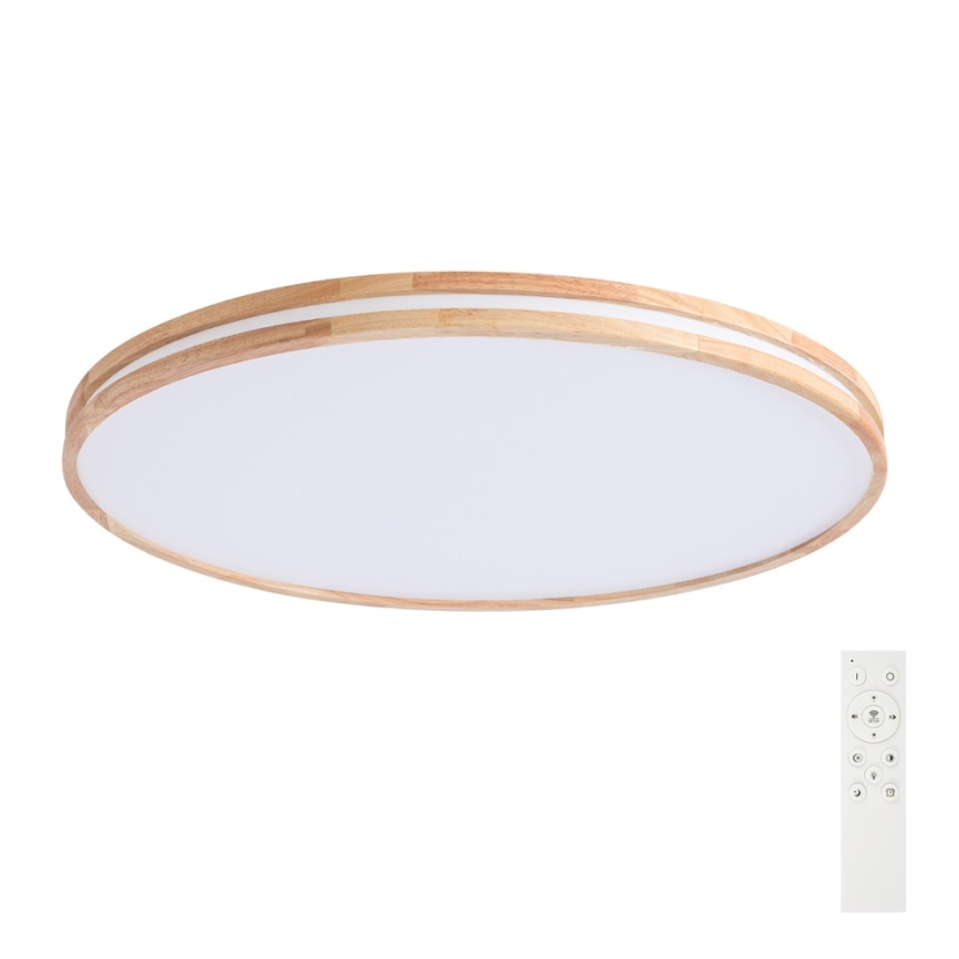 Brilagi - Ρυθμιζόμενο φωτιστικό οροφής LED MOLINA LED/128W/230V 3000-6000K δρυς Ø100 cm + τηλεχειριστήριο