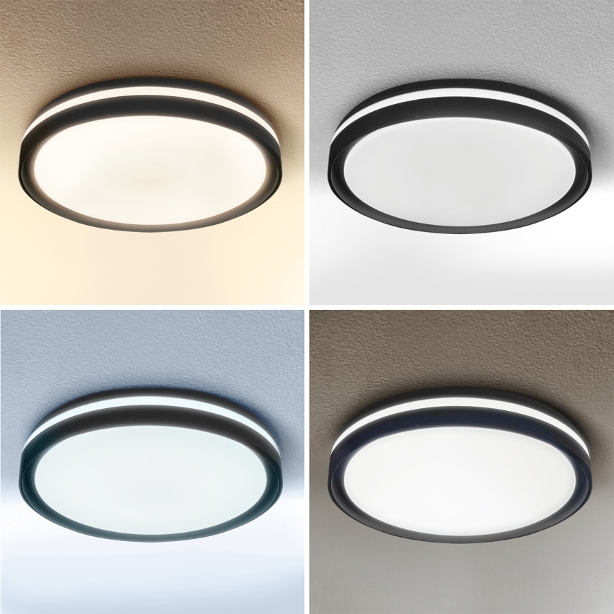 Brilagi - Ρυθμιζόμενο φωτιστικό οροφής LED NAOMI LED/48W/230V 3000-6500K Ø 39 cm μαύρο + τηλεχειριστήριο