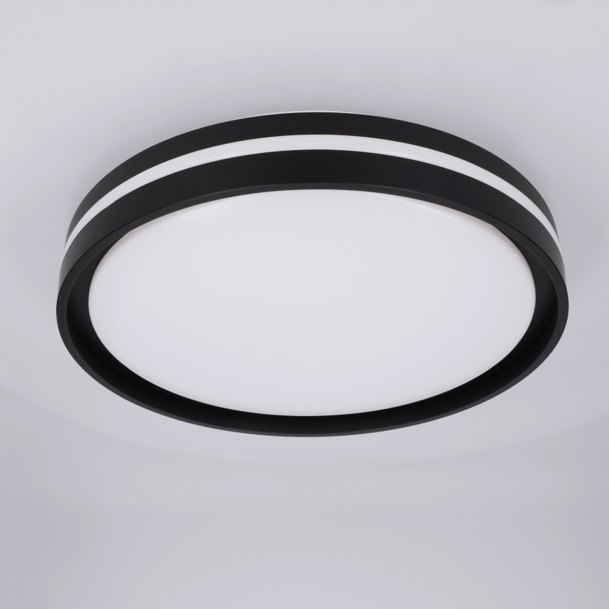Brilagi - Ρυθμιζόμενο φωτιστικό οροφής LED NAOMI LED/48W/230V 3000-6500K Ø 39 cm μαύρο + τηλεχειριστήριο