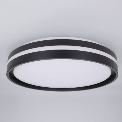 Brilagi - Ρυθμιζόμενο φωτιστικό οροφής LED NAOMI LED/48W/230V 3000-6500K Ø 39 cm μαύρο + τηλεχειριστήριο