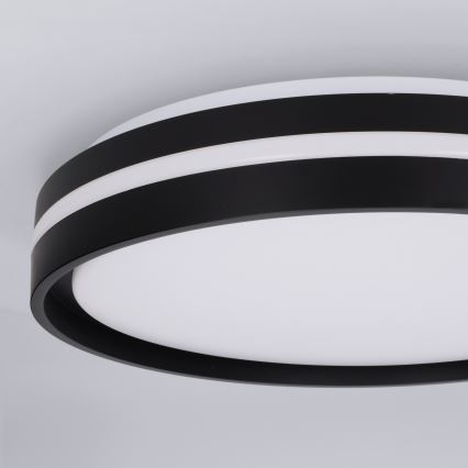 Brilagi - Ρυθμιζόμενο φωτιστικό οροφής LED NAOMI LED/48W/230V 3000-6500K Ø 39 cm μαύρο + τηλεχειριστήριο