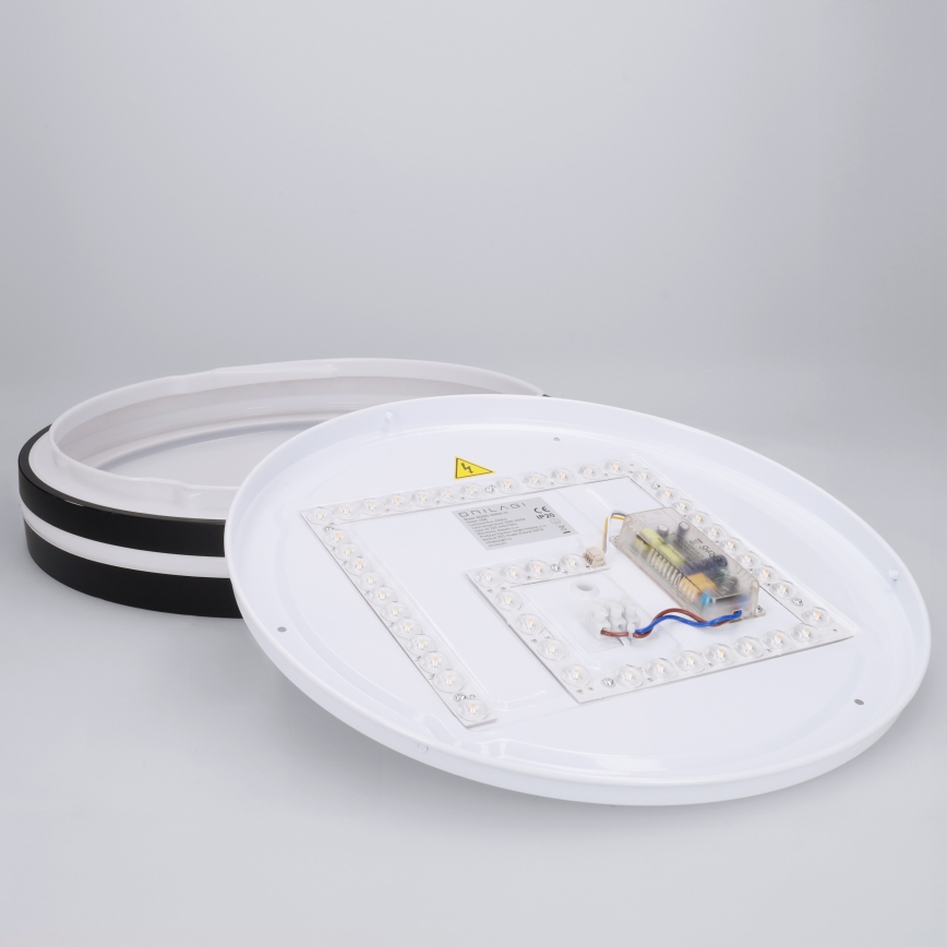 Brilagi - Ρυθμιζόμενο φωτιστικό οροφής LED NAOMI LED/48W/230V 3000-6500K Ø 39 cm μαύρο + τηλεχειριστήριο