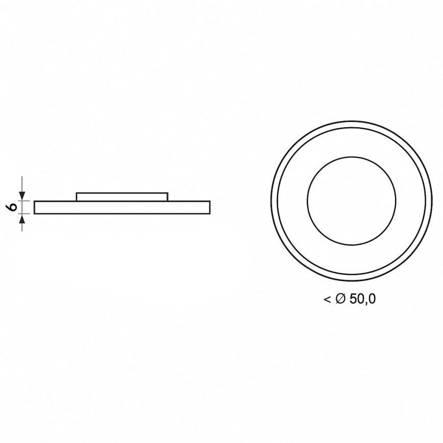 Brilagi - Ρυθμιζόμενο LED φωτιστικό οροφής ORELIS LED/80W/230V 3000-6000K Ø 50 εκ. + τηλεχειριστήριο