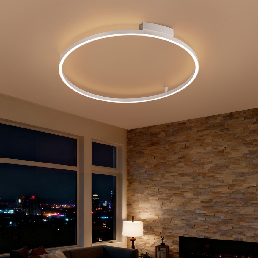 Brilagi - Ρυθμιζόμενο LED φωτιστικό οροφής PORTOFINO LED/60W/230V 3000-6000K Ø 80 cm λευκό + τηλεχειριστήριο
