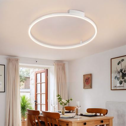 Brilagi - Ρυθμιζόμενο LED φωτιστικό οροφής PORTOFINO LED/60W/230V 3000-6000K Ø 80 cm λευκό + τηλεχειριστήριο