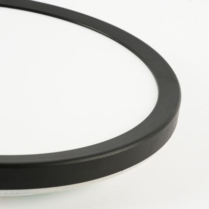 Brilagi - LED RGBW Ρυθμιζόμενο φωτιστικό οροφής ULTRA SLIM LED/18W/230V 2700-6500K Ø 30 cm μαύρο + τηλεχειριστήριο