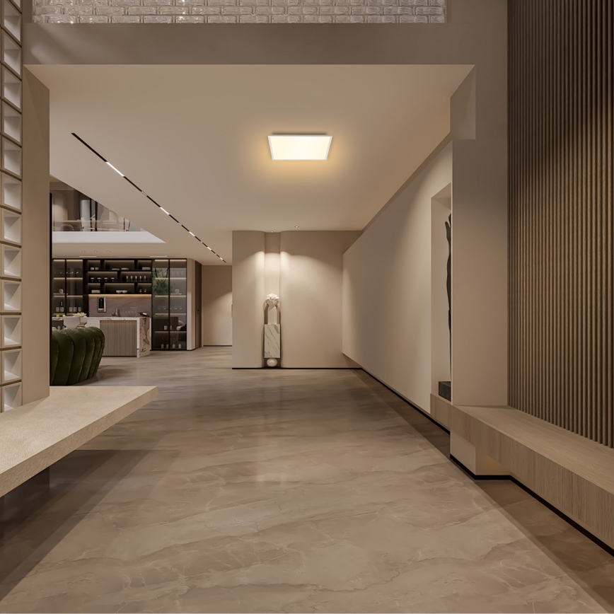 Brilagi - LED Ρυθμιζόμενο φωτιστικό οροφής SLIMFRAME LED/36W/230V 45x45 cm 3000-6000K λευκό + τηλεχειριστήριο