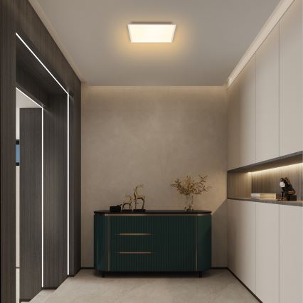 Brilagi - LED Ρυθμιζόμενο φωτιστικό οροφής SLIMFRAME LED/36W/230V 45x45 cm 3000-6000K λευκό + τηλεχειριστήριο