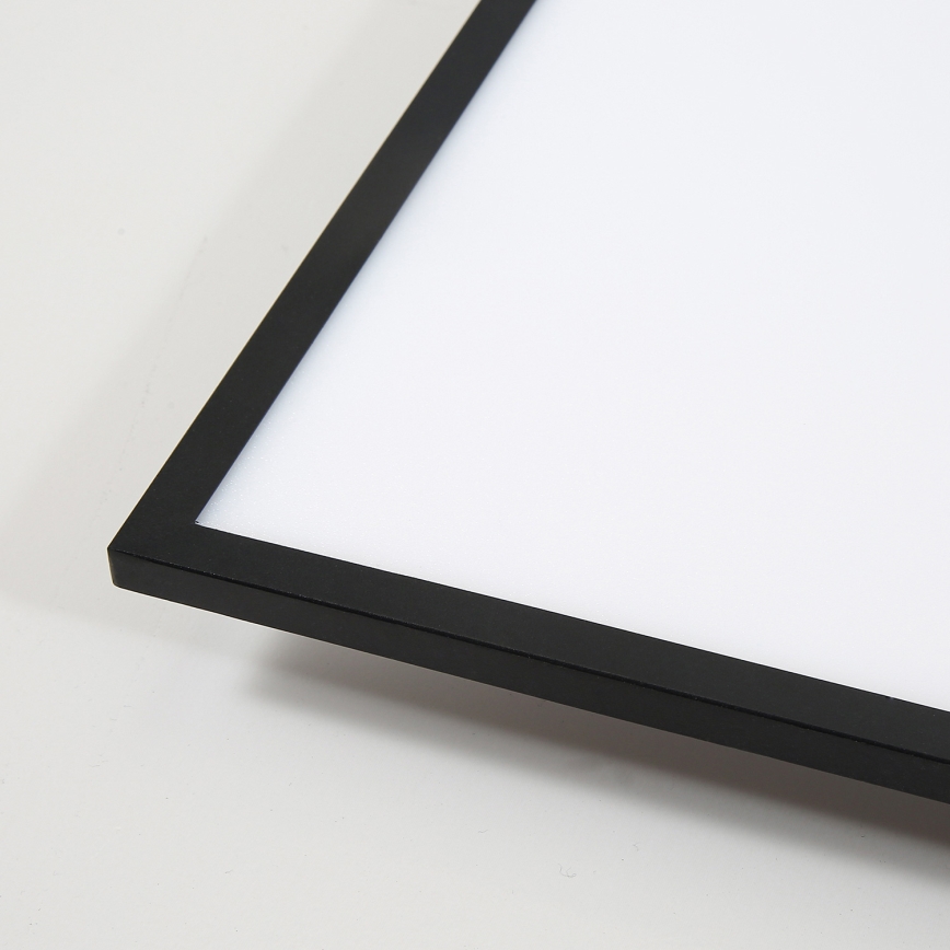 Brilagi - Ρυθμιζόμενο φωτιστικό οροφής LED SLIMFRAME LED/36W/230V 45x45 cm 3000-6000K μαύρο + τηλεχειριστήριο