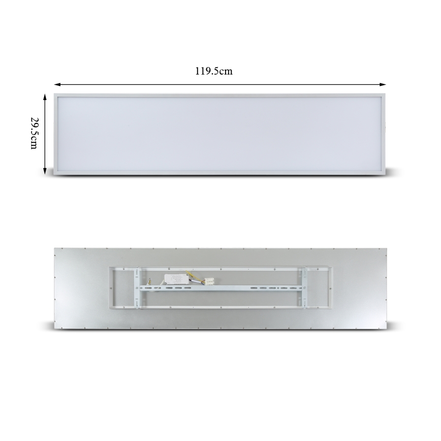 Brilagi - Ρυθμιζόμενο LED φωτιστικό οροφής SLIMFRAME LED/58W/230V 120x30 cm 3000-6000K λευκό + τηλεχειριστήριο