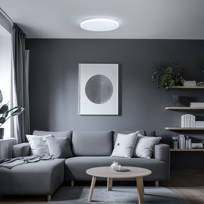 Brilagi - Ρυθμιζόμενο φωτιστικό LED SMART STARS LED/36W/230V διάμ. 48 cm 2700-6500K Wi-Fi Tuya + τηλεχειριστήριο