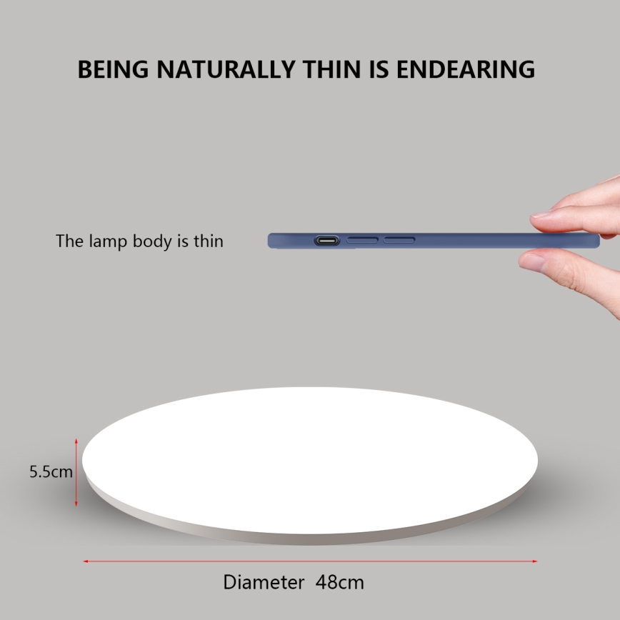 Brilagi - Ρυθμιζόμενο φωτιστικό LED SMART STARS LED/36W/230V διάμ. 48 cm 2700-6500K Wi-Fi Tuya + τηλεχειριστήριο