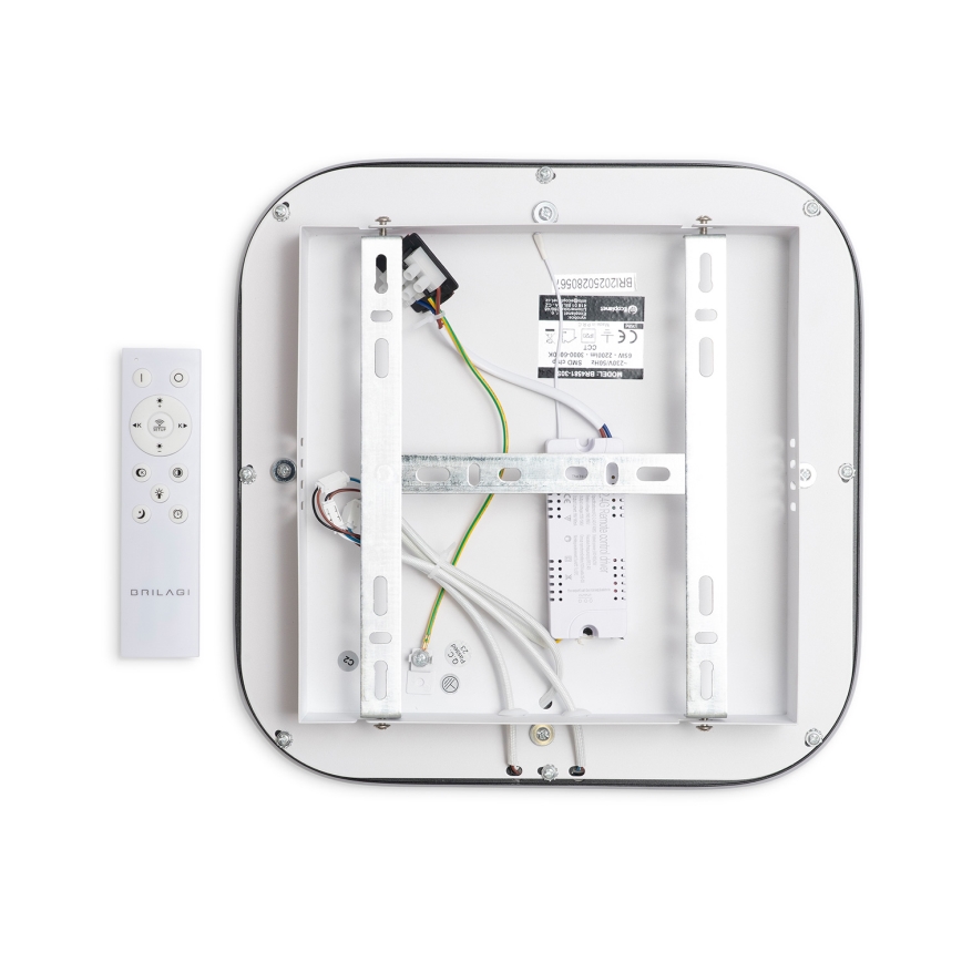 Brilagi - Ρυθμιζόμενο LED φωτιστικό οροφής TRIVARO LED/65W/230V 3000-6000K 30x30 cm + τηλεχειριστήριο