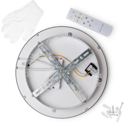 Brilagi - Ρυθμιζόμενο LED φωτιστικό οροφής TRIVARO LED/72W/230V 3000-6000K διάμ. 40 cm + τηλεχειριστήριο