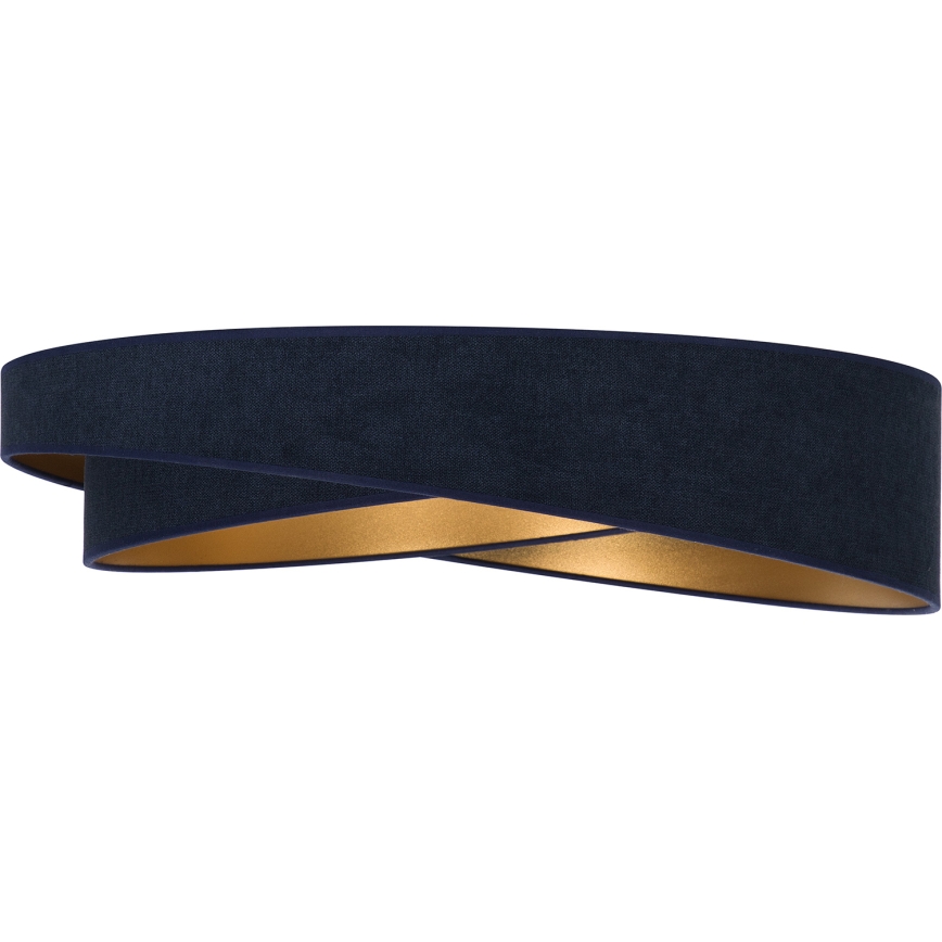 BRILAGI - LED ρυθμιζόμενο φωτιστικό οροφής VELVET TWIST LED/36W/230V 3000-6000K διάμ. 65 cm Wi-Fi Tuya Beacon μπλε/χρυσό + τηλεχειριστήριο