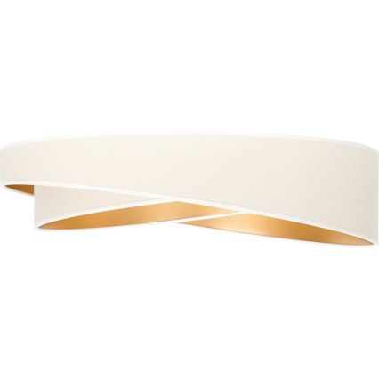 BRILAGI - Ρυθμιζόμενο φωτιστικό οροφής VELVET TWIST LED/36W/230V 3000-6000K διάμ. 65 cm Wi-Fi Tuya Beacon λευκό/χρυσό + τηλεχειριστήριο