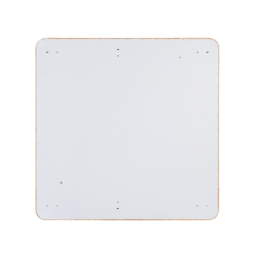 Brilagi - Ρυθμιζόμενο LED φωτιστικό οροφής WOODLINE SQUARE LED/100W/230V 3000-6000K σε απόχρωση δρυός 80x80 cm + τηλεχειριστήριο