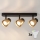 Brilagi - Ρυθμιζόμενο φωτιστικό σποτ LED RGBW NUGGET 3xGU10/4,8W/230V μαύρο/χρυσό