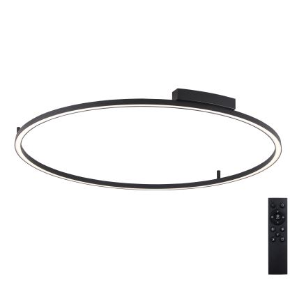 Brilagi - Ρυθμιζόμενο φωτιστικό οροφής PORTOFINO LED/85W/230V 3000-6000K Ø 120 cm μαύρο + τηλεχειριστήριο