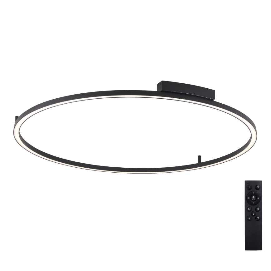 Brilagi - Ρυθμιζόμενο φωτιστικό οροφής PORTOFINO LED/85W/230V 3000-6000K Ø 120 cm μαύρο + τηλεχειριστήριο