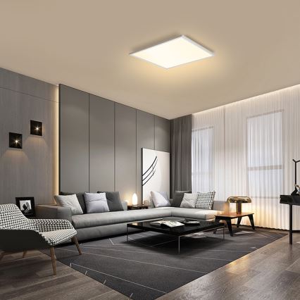 Brilagi - Ρυθμιζόμενο LED φωτιστικό οροφής SLIMFRAME LED/58W/230V 60x60 cm 3000-6000K λευκό + τηλεχειριστήριο