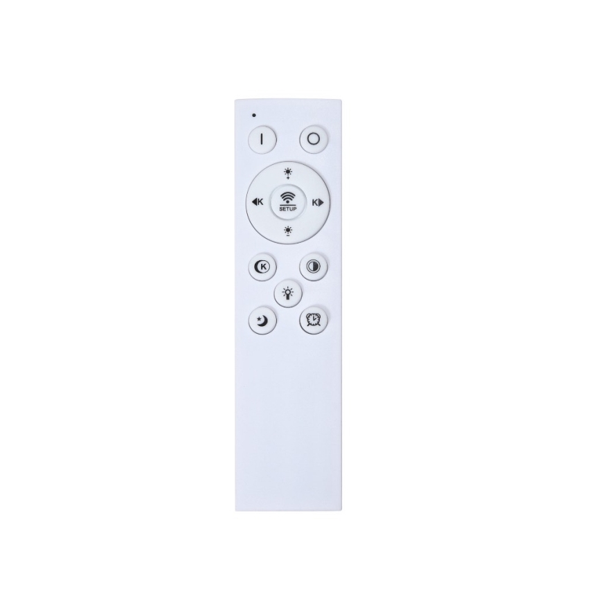 Brilagi - LED Ρυθμιζόμενο φωτιστικό οροφής SLIMFRAME WOOD LED/58W/230V 124x34 cm 3000-6000K καφέ + τηλεχειριστήριο