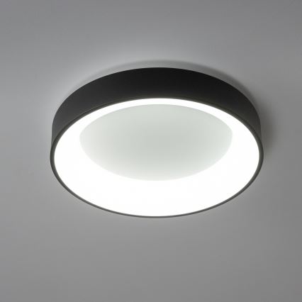 Brilagi - Ρυθμιζόμενο LED φωτιστικό οροφής FALCON LED/80W/230V 3000-6500K διάμ. 60 cm μαύρο + τηλεχειριστήριο