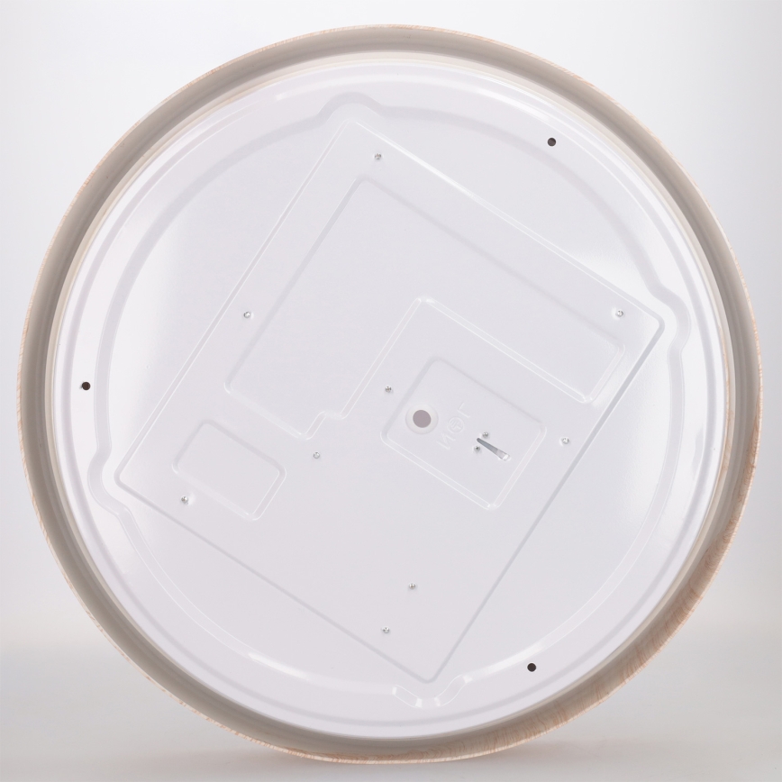 Brilagi - Ρυθμιζόμενο LED φωτιστικό οροφής FLOCO LED/48W/230V Ø 40 cm, φινίρισμα σε απομίμηση ξύλου/λευκό + τηλεχειριστήριο