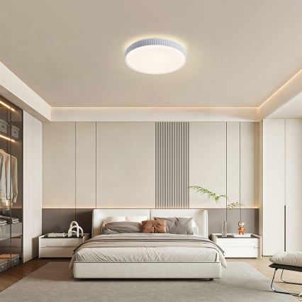 Brilagi - Ρυθμιζόμενο LED φωτιστικό οροφής CORVO LED/72W/230V 3000-6000K λευκό διάμ. 50 cm + τηλεχειριστήριο