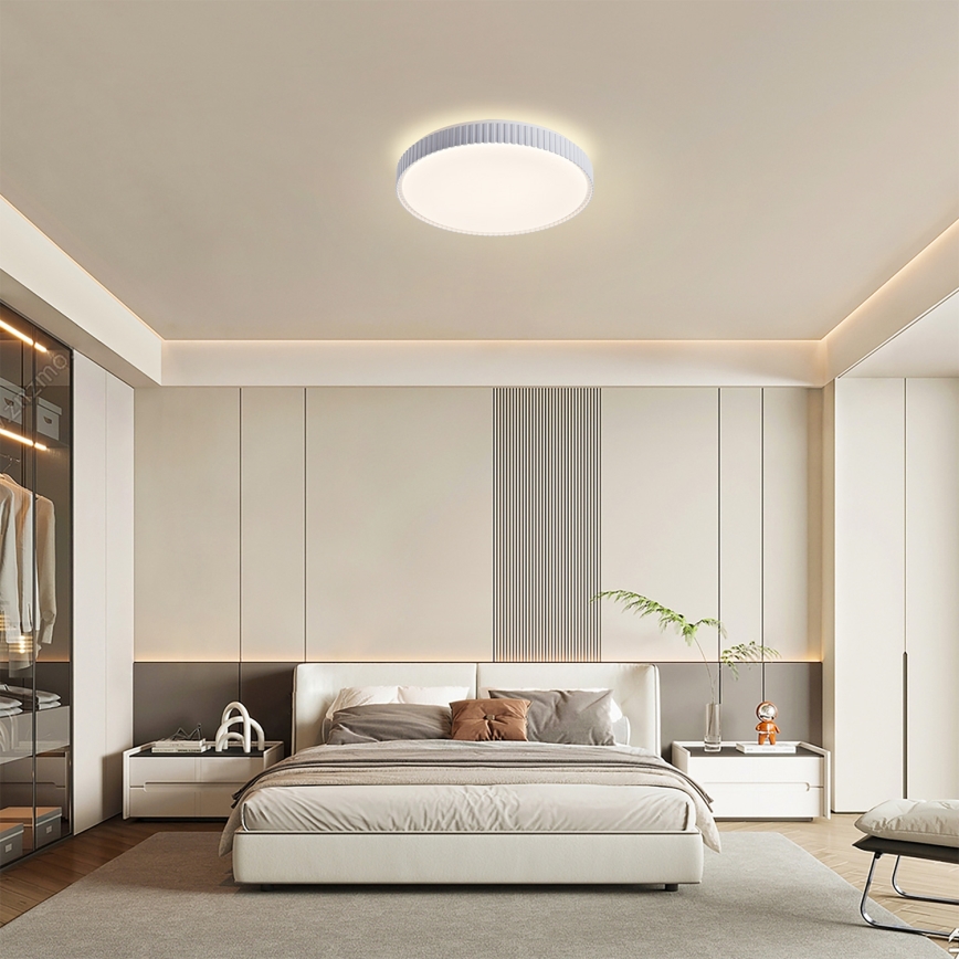 Brilagi - Ρυθμιζόμενο LED φωτιστικό οροφής CORVO LED/72W/230V 3000-6000K λευκό διάμ. 50 cm + τηλεχειριστήριο