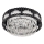 Brilagi - Ρυθμιζόμενο φωτιστικό οροφής LED CROWN LED/41W/230V 3000-6000K Ø 48 cm μαύρο + τηλεχειριστήριο