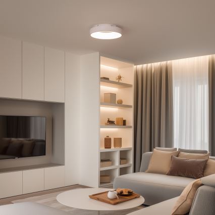 Brilagi - LED ρυθμιζόμενο φωτιστικό οροφής FALCON II LED/67W/230V 3000-6500K Ø 40 cm λευκό + τηλεχειριστήριο