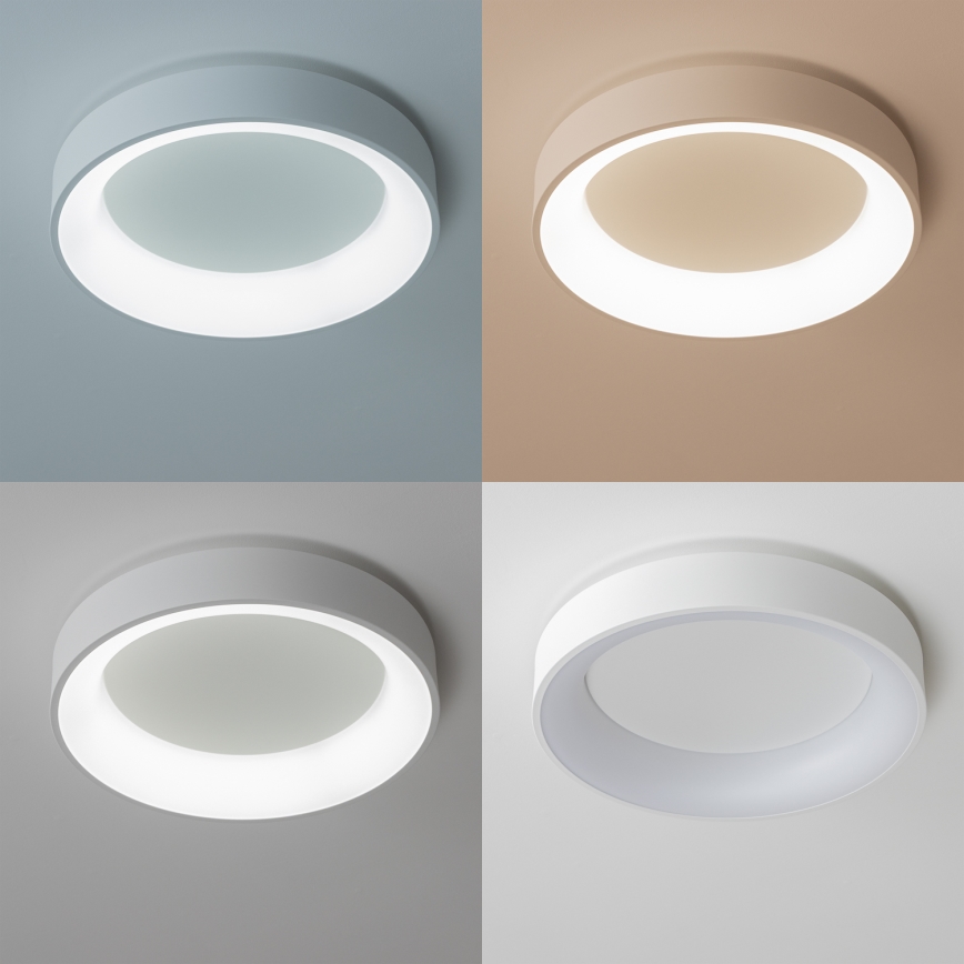 Brilagi - Ρυθμιζόμενο LED φωτιστικό οροφής FALCON LED/80W/230V 3000-6500K διάμ. 60 cm λευκό + τηλεχειριστήριο