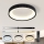 Brilagi - Ρυθμιζόμενο φωτιστικό οροφής LED FALCON MODERN LED/54W/230V 3000-6500K διάμ. 60 cm μαύρο + τηλεχειριστήριο