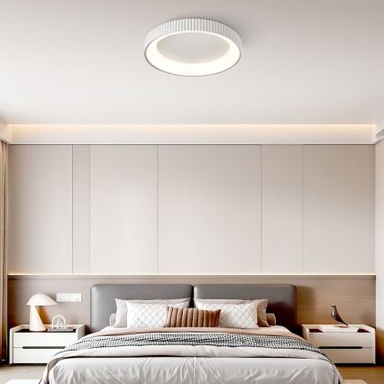 Brilagi - Ρυθμιζόμενο LED φωτιστικό οροφής FALCON MODERN LED/54W/230V 3000-6000K 60 cm λευκό + τηλεχειριστήριο