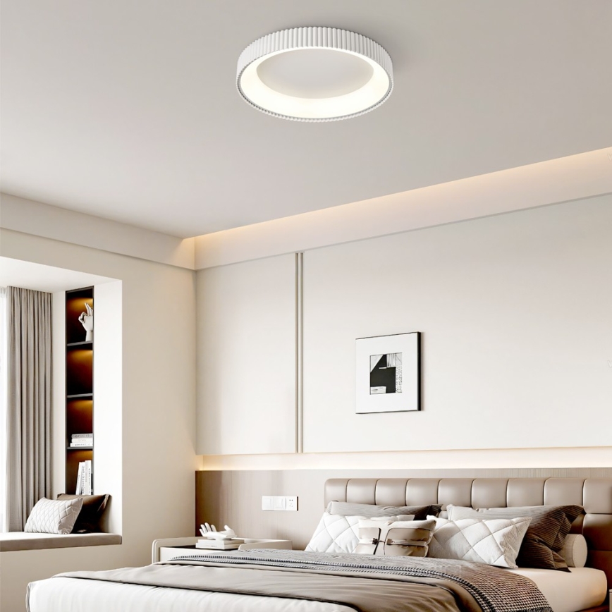 Brilagi - Ρυθμιζόμενο LED φωτιστικό οροφής FALCON MODERN LED/54W/230V 3000-6000K 60 cm λευκό + τηλεχειριστήριο