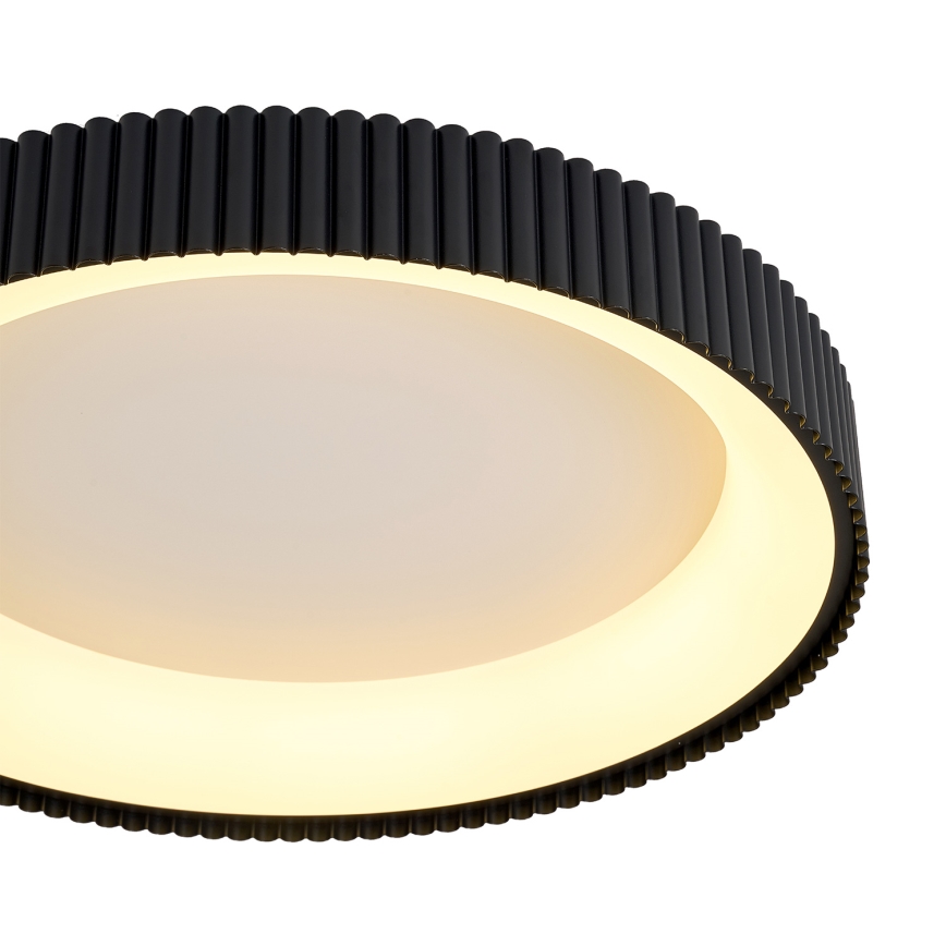 Brilagi - Ρυθμιζόμενο φωτιστικό οροφής LED FALCON MODERN LED/54W/230V 3000-6500K διάμ. 60 cm μαύρο + τηλεχειριστήριο