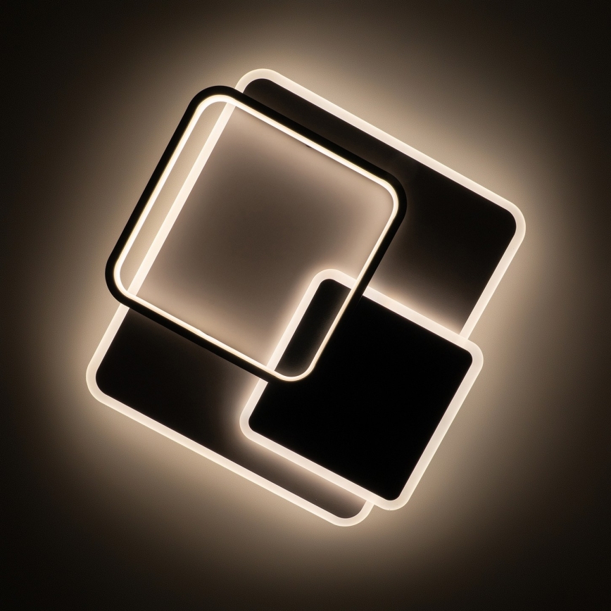 Brilagi - Ρυθμιζόμενο φωτιστικό οροφής FLARE LED/64W/230V 45x45 cm 3000/4000/6000K + τηλεχειριστήριο