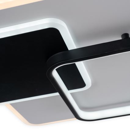 Brilagi - Ρυθμιζόμενο φωτιστικό οροφής FLARE LED/64W/230V 45x45 cm 3000/4000/6000K + τηλεχειριστήριο