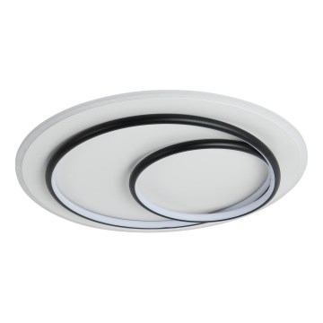 Brilagi - Ρυθμιζόμενο φωτιστικό οροφής LED IRIS LED/70W/230V 3000-6000K Ø 50 cm λευκό/μαύρο + τηλεχειριστήριο